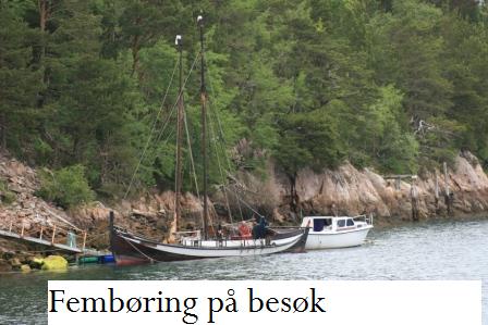 Fembringer fra Fosen p segletur til Solskjel Camping for overnatting